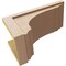 Ekena Millwork 11"W x 22"D x 11"H Wide Warren Rough Cedar Woodgrain TimberThane Corbel, Primed Tan CORUR11X22X11WARRCPR - alternate 6